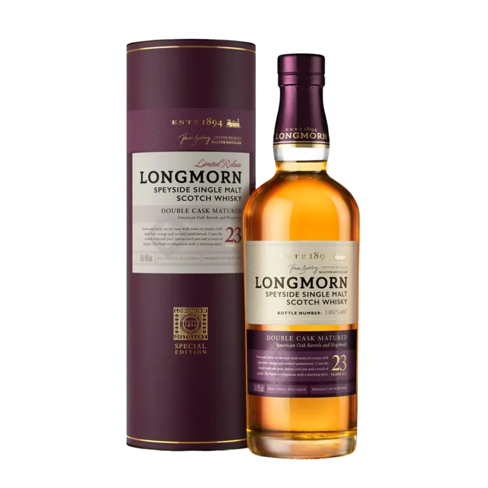 Longmorn 23YO single malt scotch whisky
