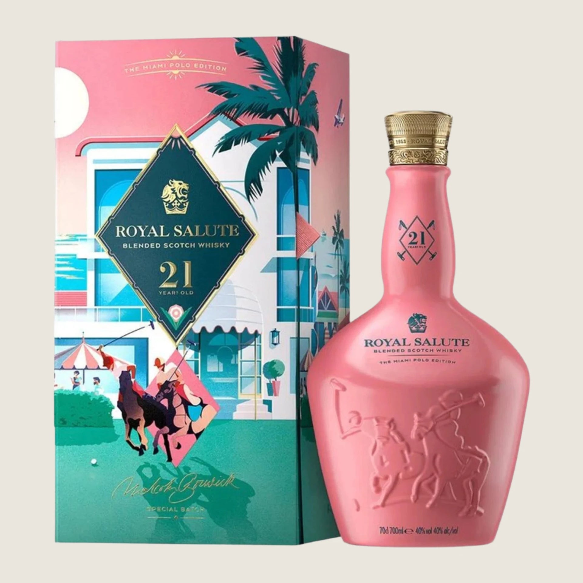 Royal Salute 21yr old Whisky Miami Edition