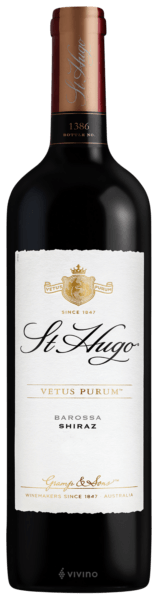 St Hugo Vetus Purum Shiraz vintage 2013