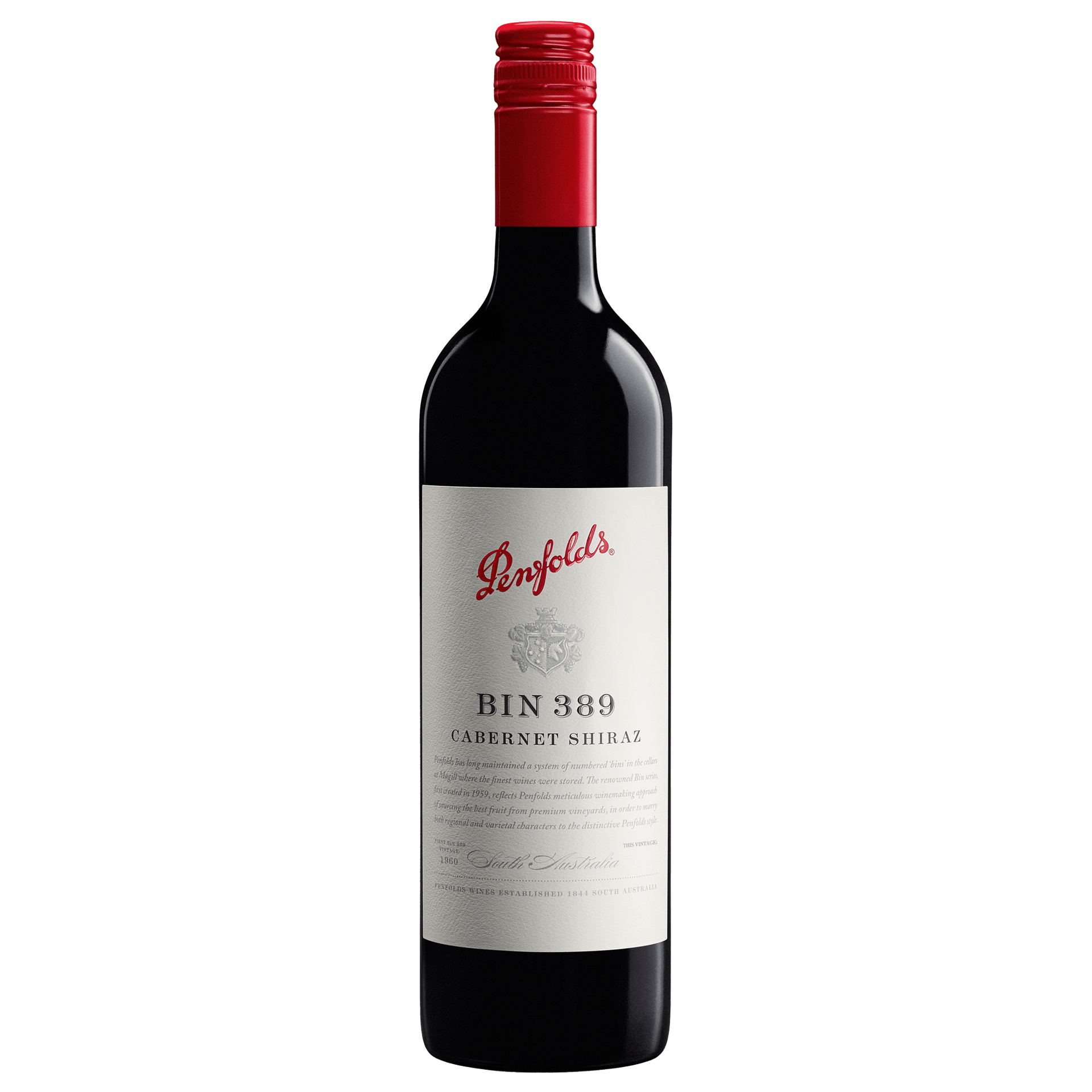 Penfolds Bin 389 vintage 2017 single bottle